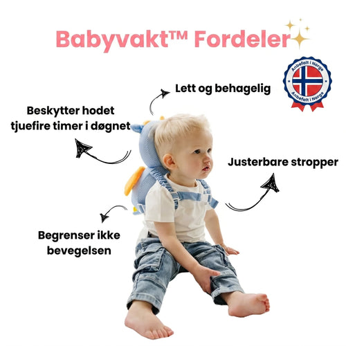 Lillevakt™ Hodebeskytter
